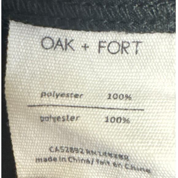 New OAK + FORT V-Neck Front Panel Midi Dress Pockets Minimalist Langenlook Sz S - Picture 11 of 12